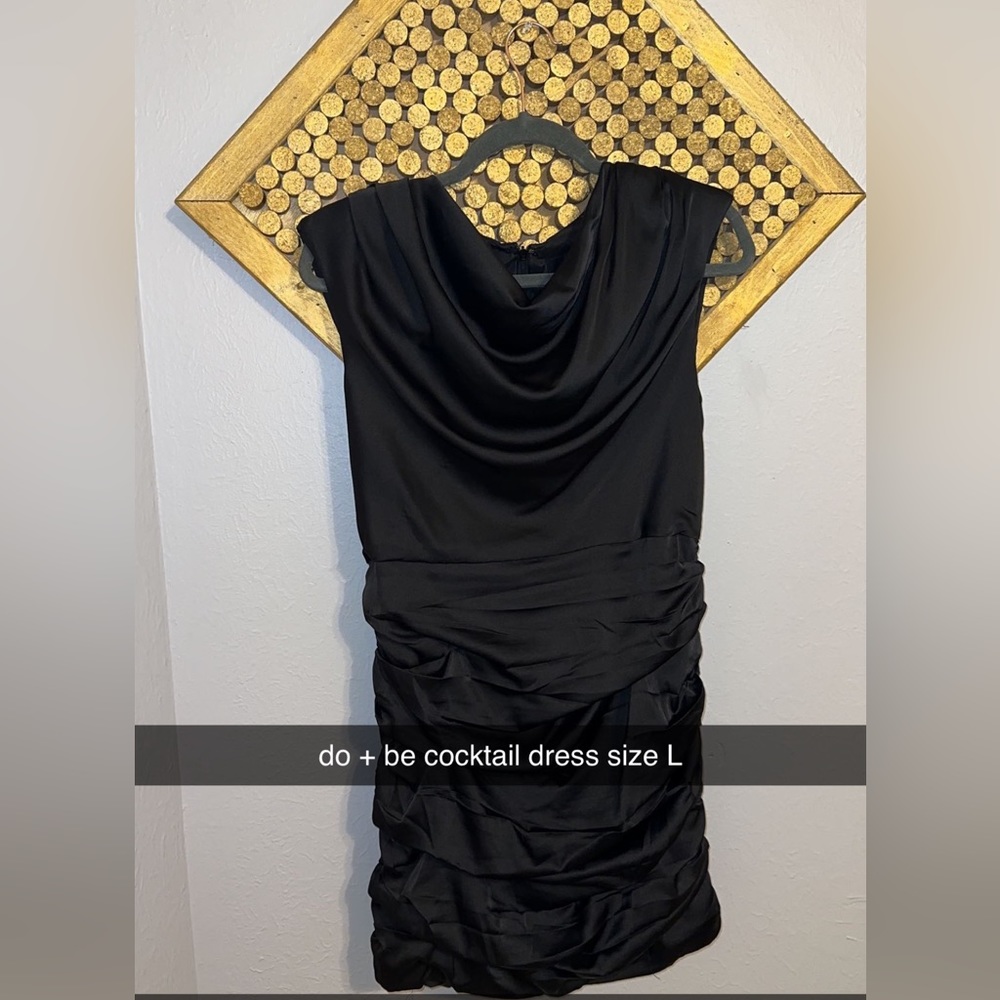 Black cocktail dress